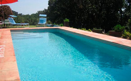 piscina con aquablock a medida